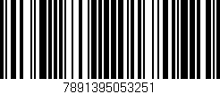 Código de barras (EAN, GTIN, SKU, ISBN): '7891395053251'