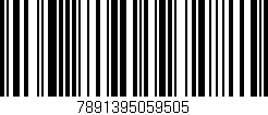 Código de barras (EAN, GTIN, SKU, ISBN): '7891395059505'