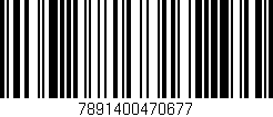 Código de barras (EAN, GTIN, SKU, ISBN): '7891400470677'
