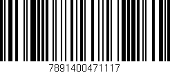 Código de barras (EAN, GTIN, SKU, ISBN): '7891400471117'