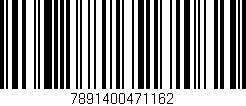 Código de barras (EAN, GTIN, SKU, ISBN): '7891400471162'