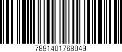 Código de barras (EAN, GTIN, SKU, ISBN): '7891401768049'