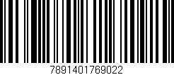 Código de barras (EAN, GTIN, SKU, ISBN): '7891401769022'