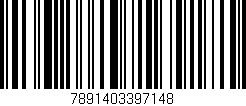 Código de barras (EAN, GTIN, SKU, ISBN): '7891403397148'