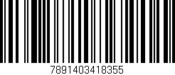 Código de barras (EAN, GTIN, SKU, ISBN): '7891403418355'