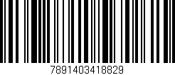 Código de barras (EAN, GTIN, SKU, ISBN): '7891403418829'