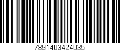 Código de barras (EAN, GTIN, SKU, ISBN): '7891403424035'