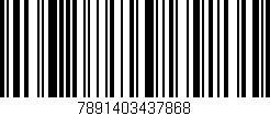 Código de barras (EAN, GTIN, SKU, ISBN): '7891403437868'