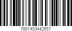 Código de barras (EAN, GTIN, SKU, ISBN): '7891403442657'