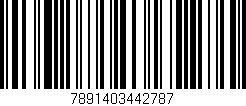 Código de barras (EAN, GTIN, SKU, ISBN): '7891403442787'