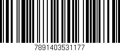 Código de barras (EAN, GTIN, SKU, ISBN): '7891403531177'