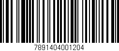 Código de barras (EAN, GTIN, SKU, ISBN): '7891404001204'