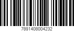 Código de barras (EAN, GTIN, SKU, ISBN): '7891408004232'