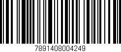 Código de barras (EAN, GTIN, SKU, ISBN): '7891408004249'