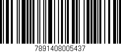 Código de barras (EAN, GTIN, SKU, ISBN): '7891408005437'