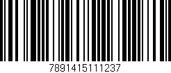 Código de barras (EAN, GTIN, SKU, ISBN): '7891415111237'