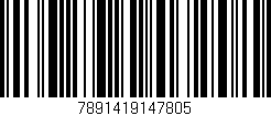 Código de barras (EAN, GTIN, SKU, ISBN): '7891419147805'