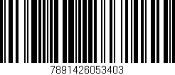 Código de barras (EAN, GTIN, SKU, ISBN): '7891426053403'
