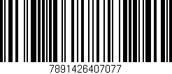 Código de barras (EAN, GTIN, SKU, ISBN): '7891426407077'