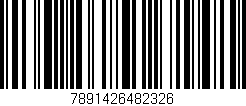 Código de barras (EAN, GTIN, SKU, ISBN): '7891426482326'