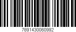 Código de barras (EAN, GTIN, SKU, ISBN): '7891430060992'
