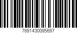 Código de barras (EAN, GTIN, SKU, ISBN): '7891430095697'