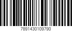 Código de barras (EAN, GTIN, SKU, ISBN): '7891430109790'