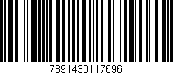 Código de barras (EAN, GTIN, SKU, ISBN): '7891430117696'