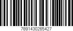 Código de barras (EAN, GTIN, SKU, ISBN): '7891430265427'