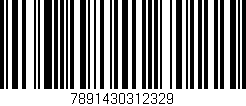 Código de barras (EAN, GTIN, SKU, ISBN): '7891430312329'