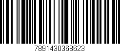 Código de barras (EAN, GTIN, SKU, ISBN): '7891430368623'