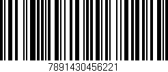 Código de barras (EAN, GTIN, SKU, ISBN): '7891430456221'