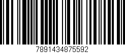 Código de barras (EAN, GTIN, SKU, ISBN): '7891434875592'