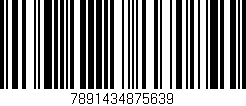 Código de barras (EAN, GTIN, SKU, ISBN): '7891434875639'