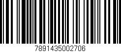 Código de barras (EAN, GTIN, SKU, ISBN): '7891435002706'