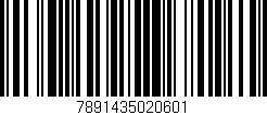 Código de barras (EAN, GTIN, SKU, ISBN): '7891435020601'