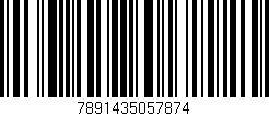 Código de barras (EAN, GTIN, SKU, ISBN): '7891435057874'