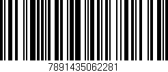 Código de barras (EAN, GTIN, SKU, ISBN): '7891435062281'