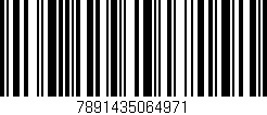 Código de barras (EAN, GTIN, SKU, ISBN): '7891435064971'