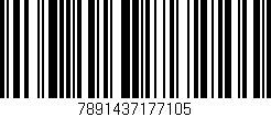 Código de barras (EAN, GTIN, SKU, ISBN): '7891437177105'