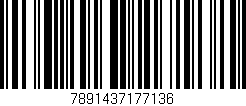 Código de barras (EAN, GTIN, SKU, ISBN): '7891437177136'