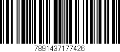 Código de barras (EAN, GTIN, SKU, ISBN): '7891437177426'