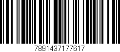 Código de barras (EAN, GTIN, SKU, ISBN): '7891437177617'