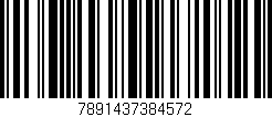 Código de barras (EAN, GTIN, SKU, ISBN): '7891437384572'