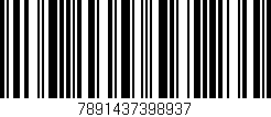 Código de barras (EAN, GTIN, SKU, ISBN): '7891437398937'