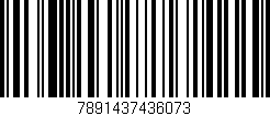 Código de barras (EAN, GTIN, SKU, ISBN): '7891437436073'