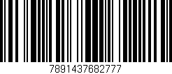 Código de barras (EAN, GTIN, SKU, ISBN): '7891437682777'
