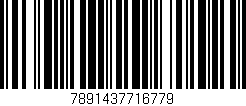 Código de barras (EAN, GTIN, SKU, ISBN): '7891437716779'