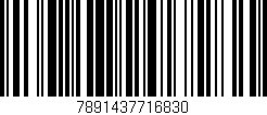 Código de barras (EAN, GTIN, SKU, ISBN): '7891437716830'