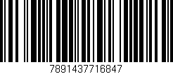 Código de barras (EAN, GTIN, SKU, ISBN): '7891437716847'